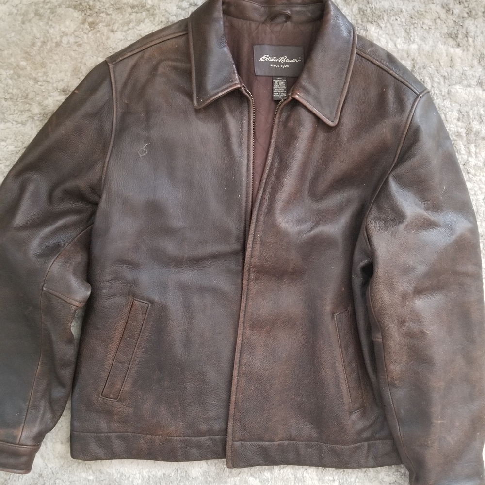 Eddie Bauer men's leather jacket